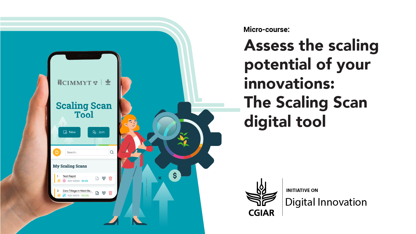 Assess the scaling potential of your innovations: The Scaling Scan digital tool.